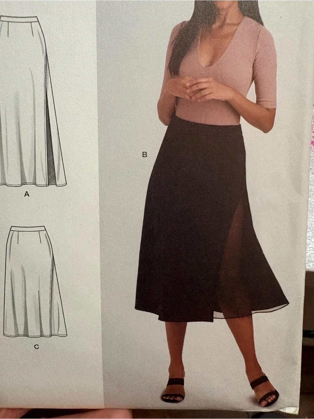 BN UNCUT SIMPLICITY 9238 U5 PLUS SIZE SEWING PATTERNS SKIRTS